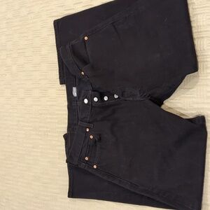 Levis 501 black jeans